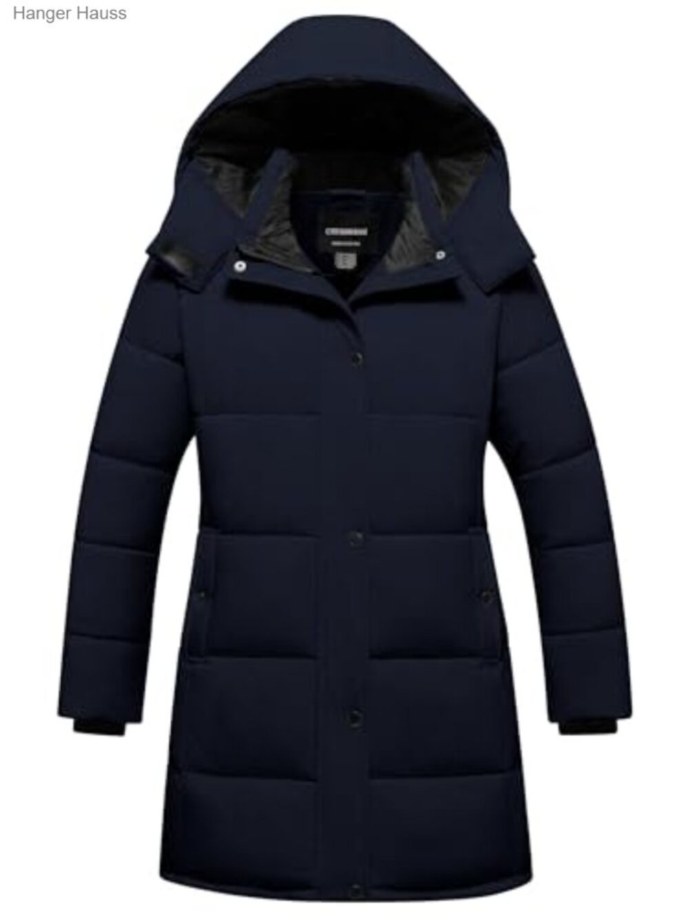 Waterproof Kids Puffer Jacket Fleece Lined Winter Coat Long Sleeve